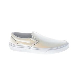 Vans Classic Slip-On (Pearl Suede) Classic White/True White Men's 7.5, Women's 9
